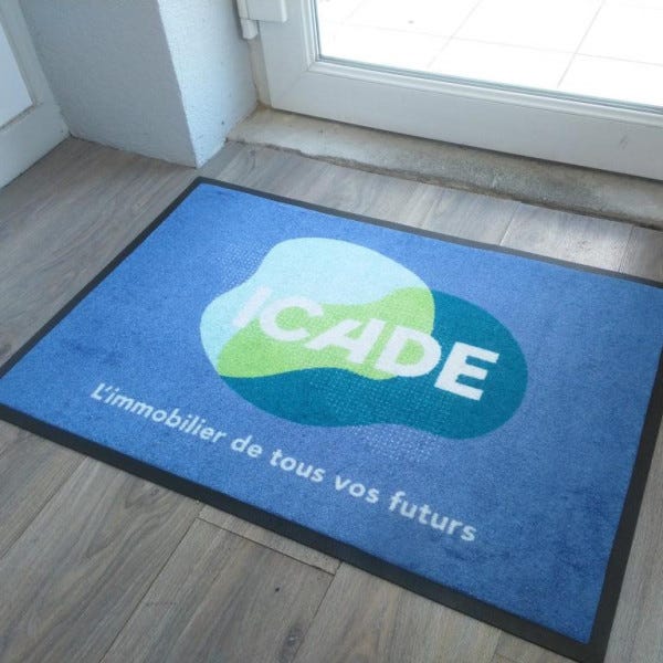 ICADE - Tapis logo imprimé- BESANCON