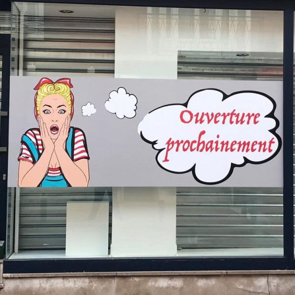 Impression Numérique Repostik Vitrine- ENGHIEN LES BAINS