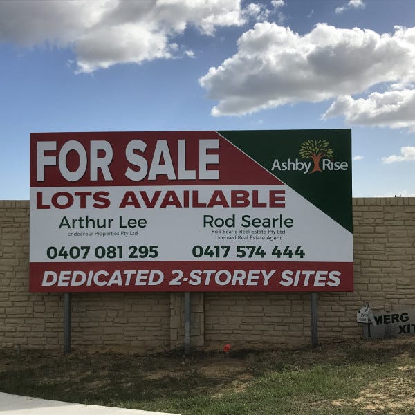 Ashby Rise Road Sign