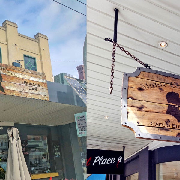 Flashback Friday: Monte Christo's Wood and Metal Sign