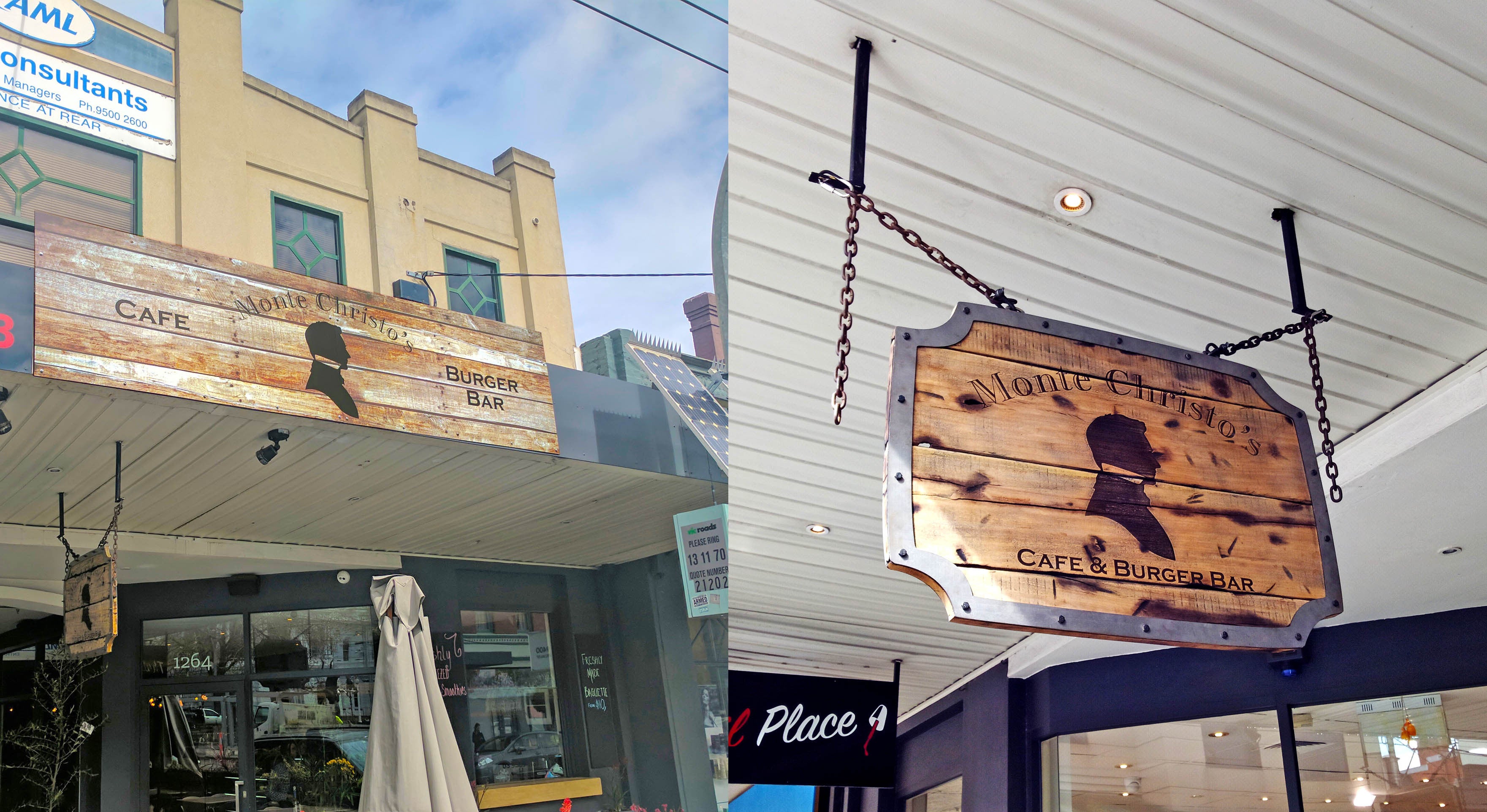Flashback Friday: Monte Christo's Wood and Metal Sign