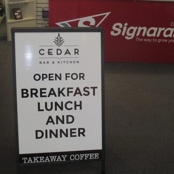 Restaurant signage | A Frame Sign | Sandwich Board | Signarama