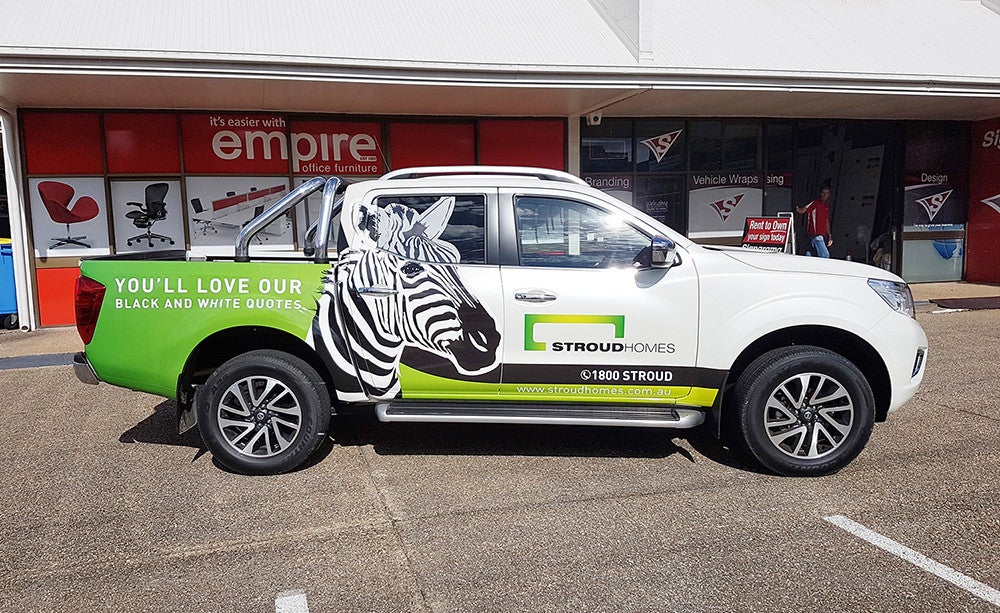 Stroud Homes - Vehicle Wrap with One Way vision