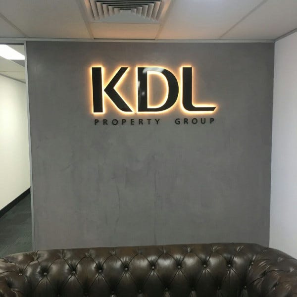 3D Illuminated Letters black with gold halo lighting for reception