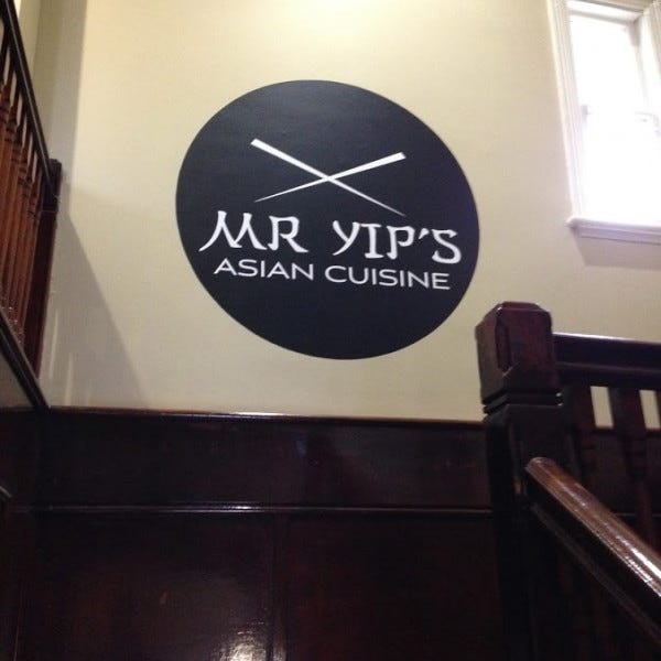 Circular Wall Decal for Asian Restaurant