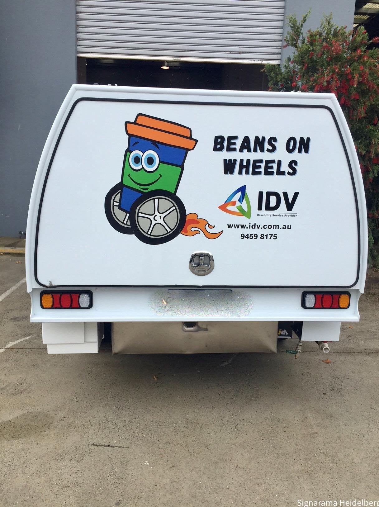 Vehicle Signage & A-Frame - IDV - Macleod.