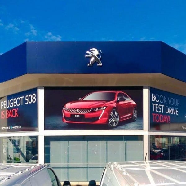 Window Graphics - 3D Sign