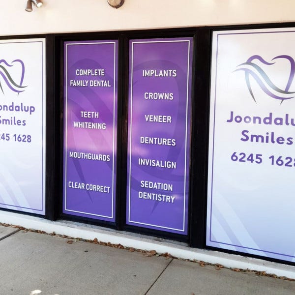 Joondalup Smiles Window Graphics