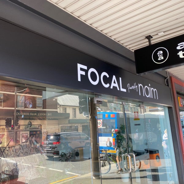 Addicted to Audio - Custom Acrylic Lightbox Panels with Vinyl - Signarama Sydney CBD South
