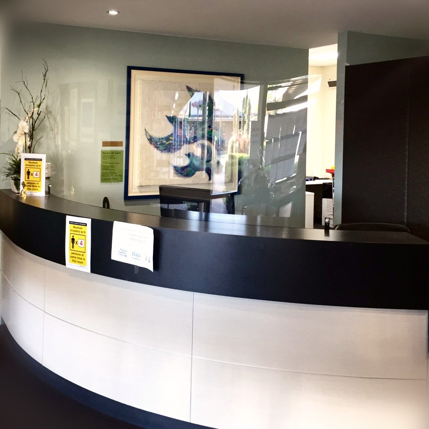 Catholic Hospital Acrylic Screen Edited - Signarama Sydney CBD South