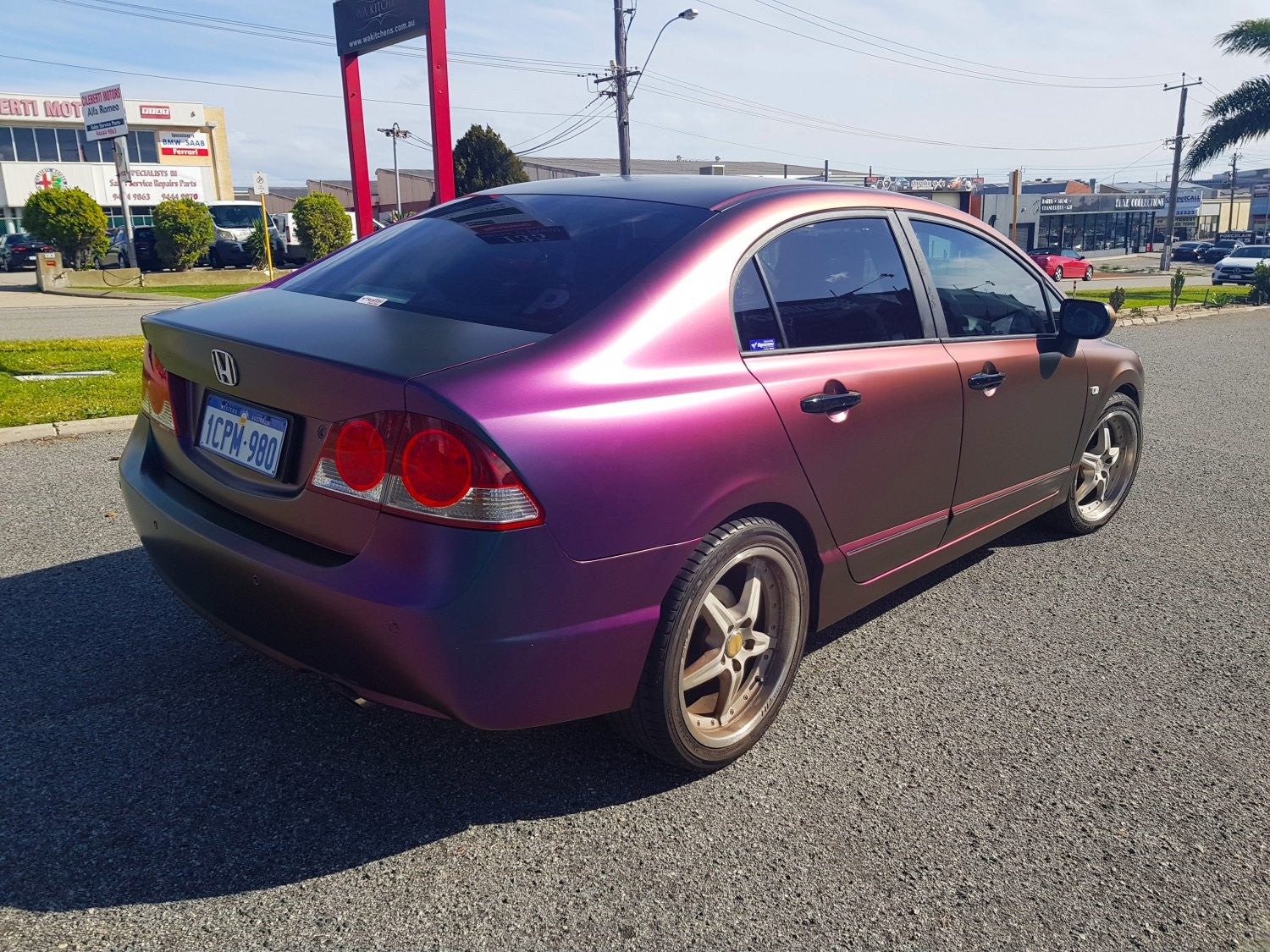 Honda Civic Colour Change Wrap
