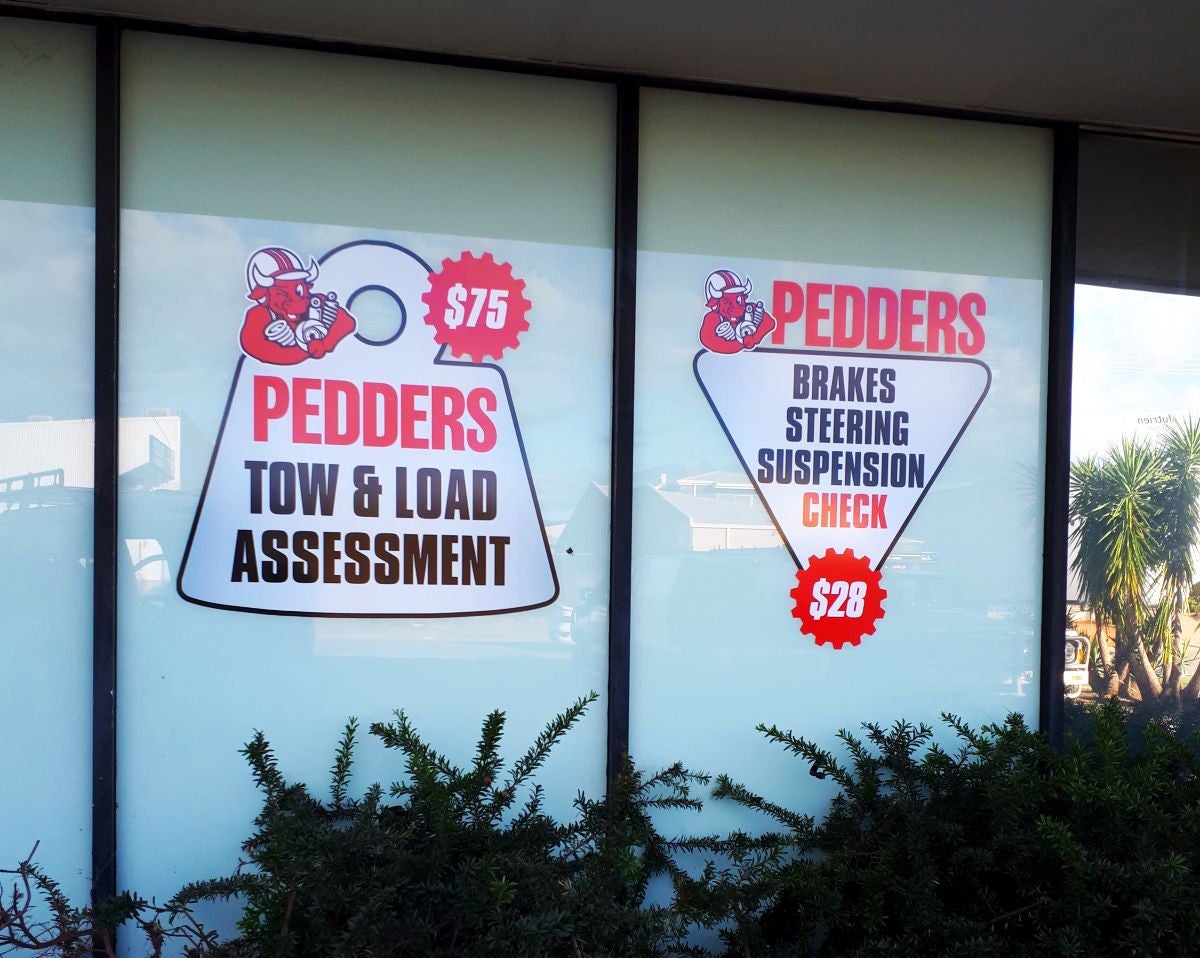Pedders Store Signage
