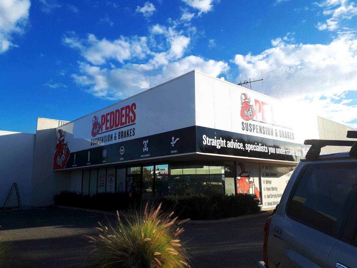 Pedders Store Signage