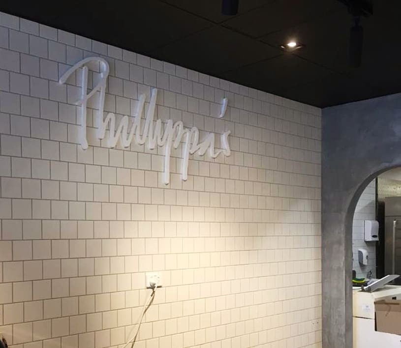 Shop Signage at Phillippa's Bakery