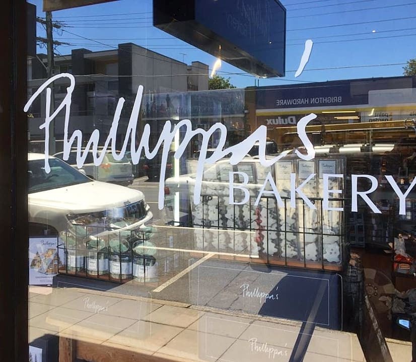 Shop Signage at Phillippa's Bakery