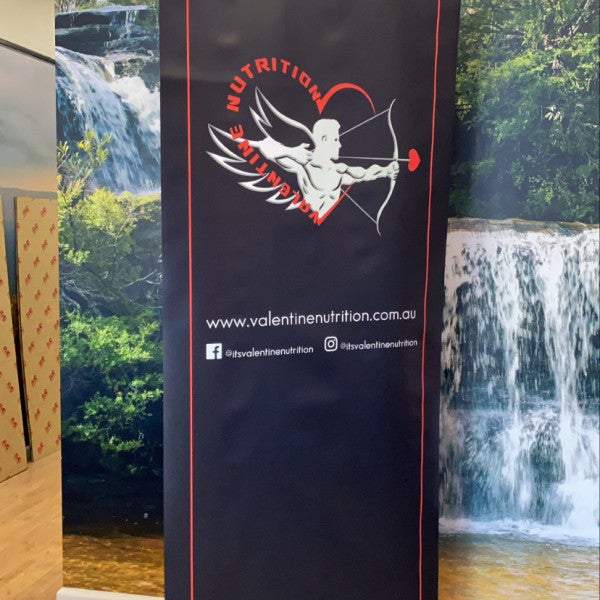 Pull Up Banner- For Valentine Nutrition- By Signarama Penrith
