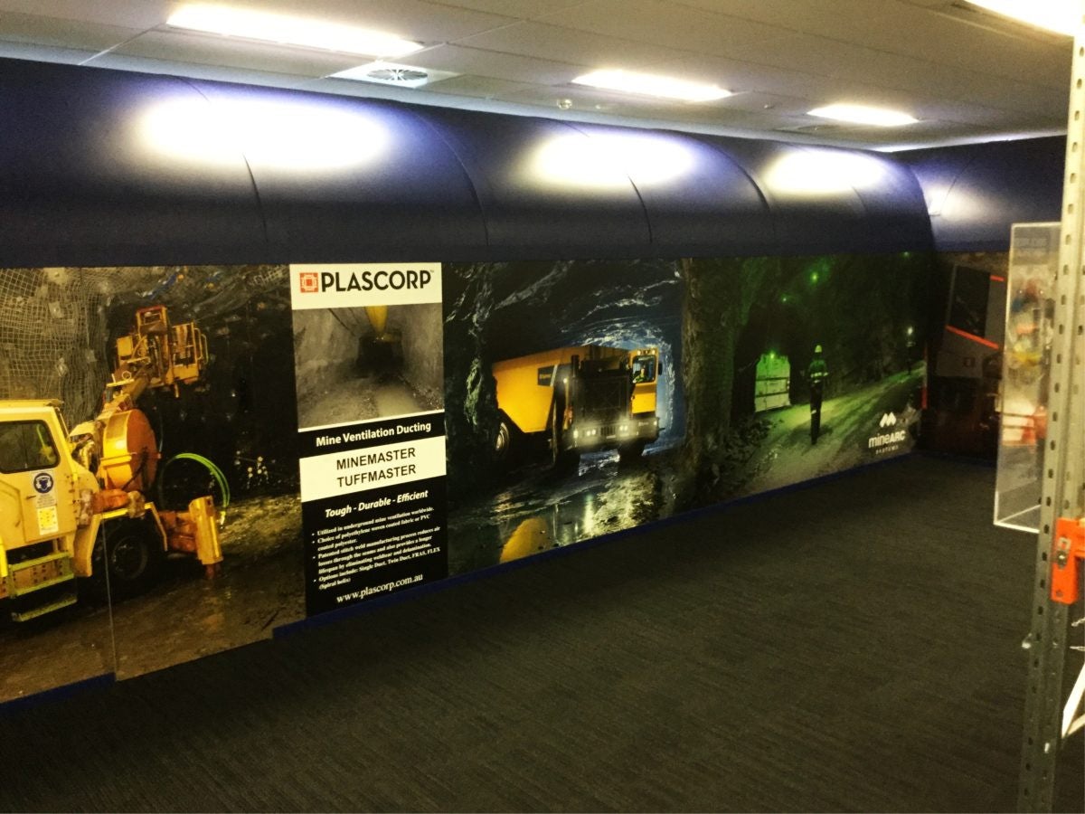 Byrnecut Mining Tunnel Wall Wrap