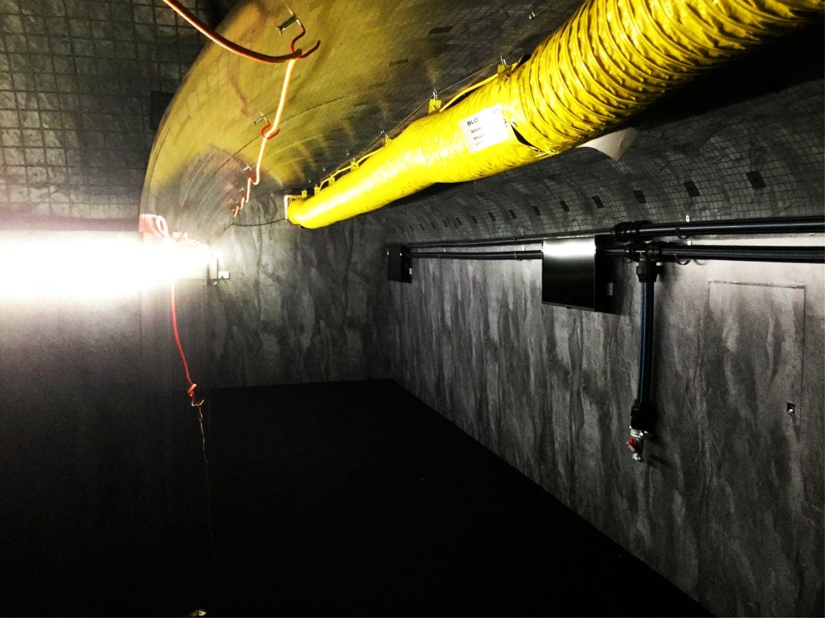 Byrnecut Mining Tunnel Wall Wrap