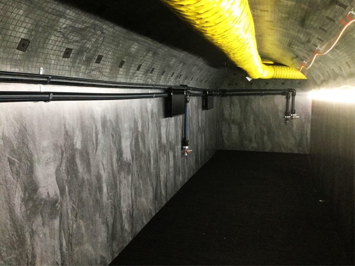 Byrnecut Mining Tunnel Wall Wrap