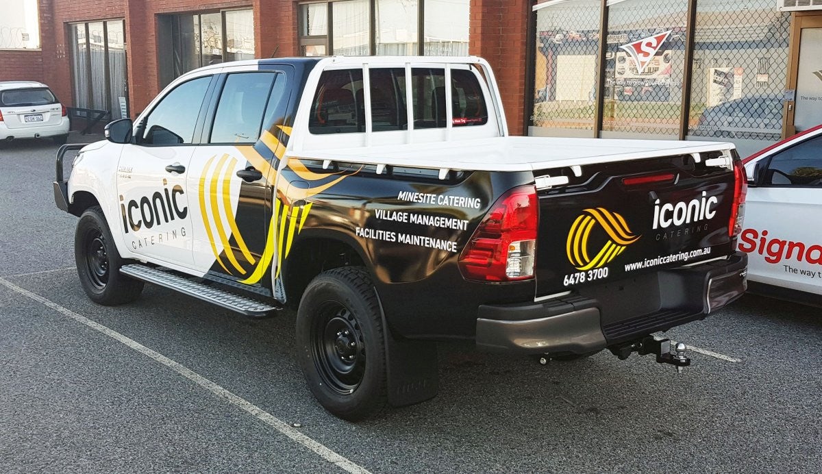 Iconic Catering Vehicle Wrap