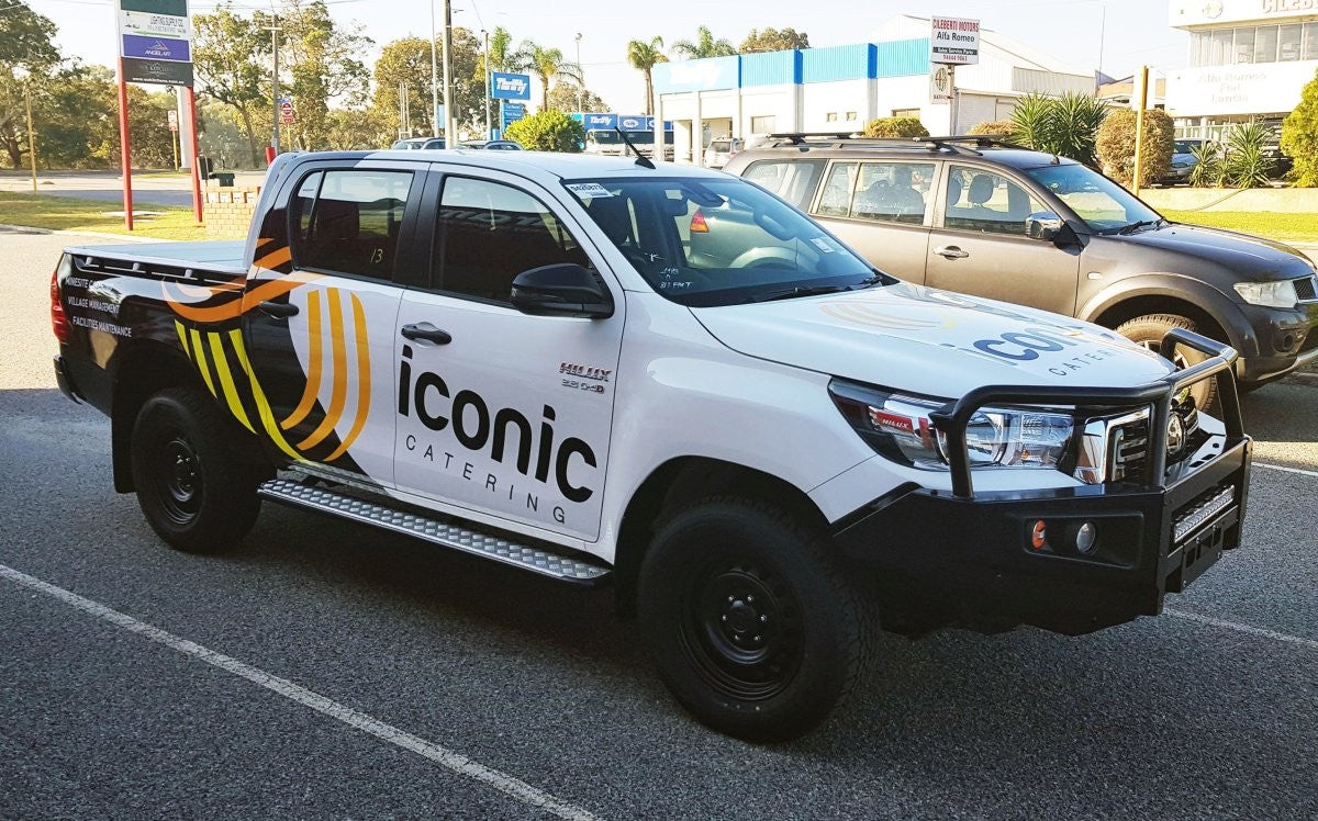 Iconic Catering Vehicle Wrap