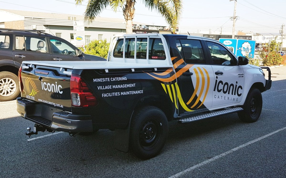 Iconic Catering Vehicle Wrap