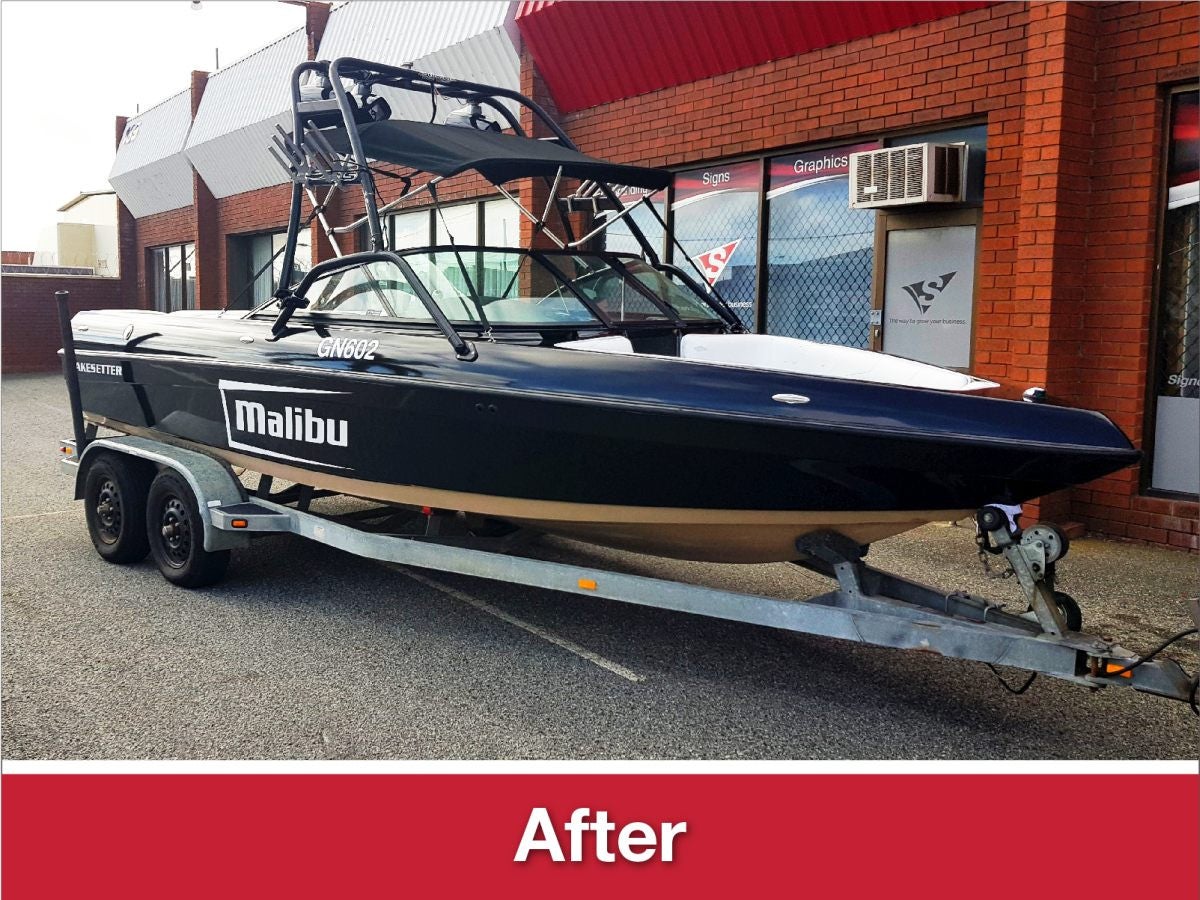Full Colour Change Boat Wrap