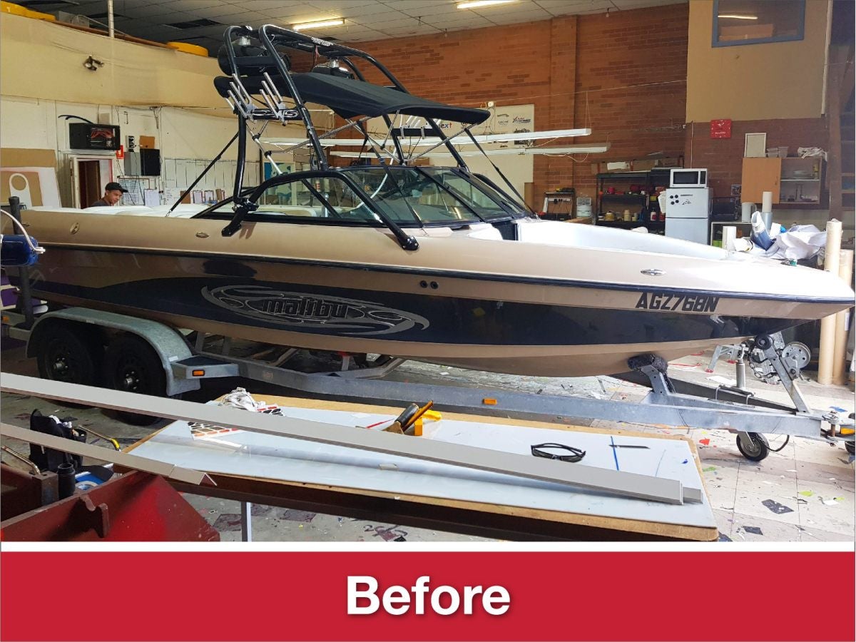Full Colour Change Boat Wrap