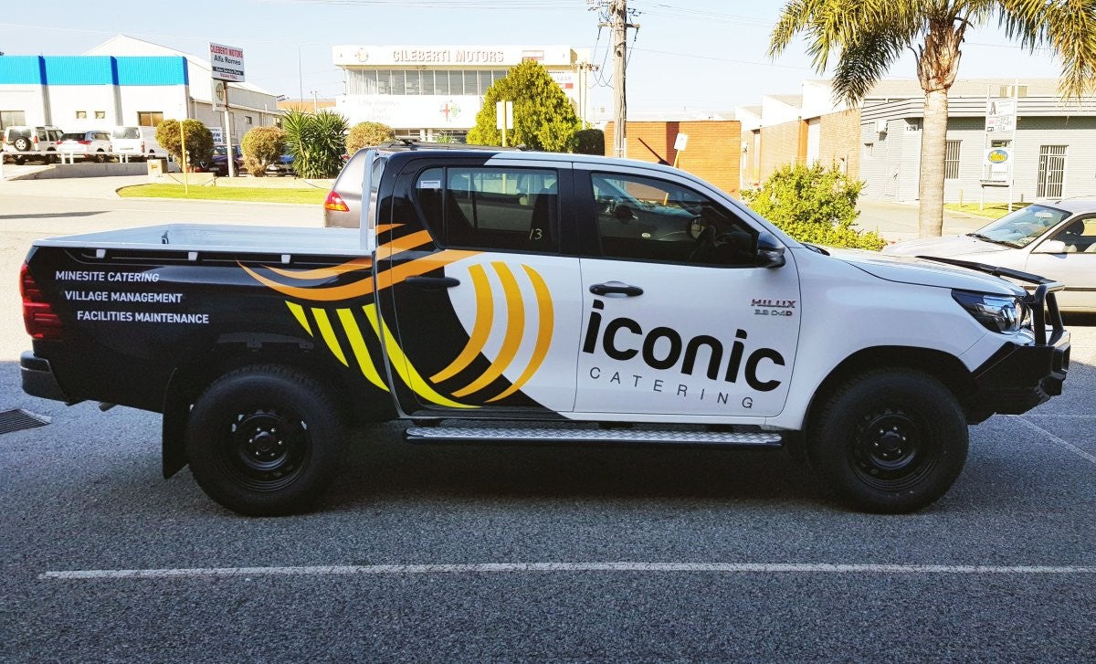 Iconic Catering Vehicle Wrap