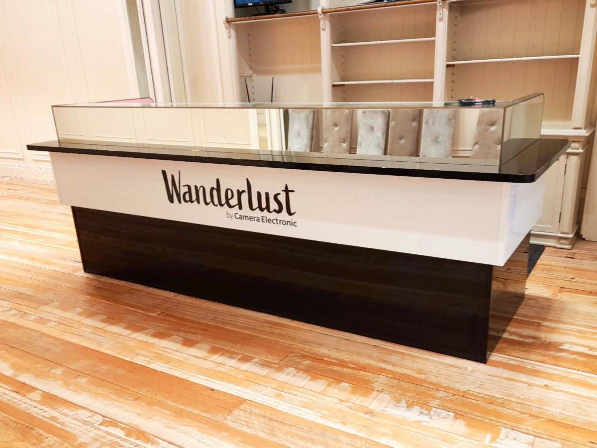 Wanderlust Camera Electronic Store Signage