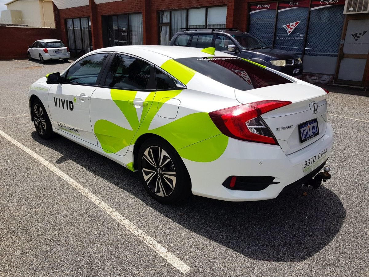 Vivid Property Car Wrap