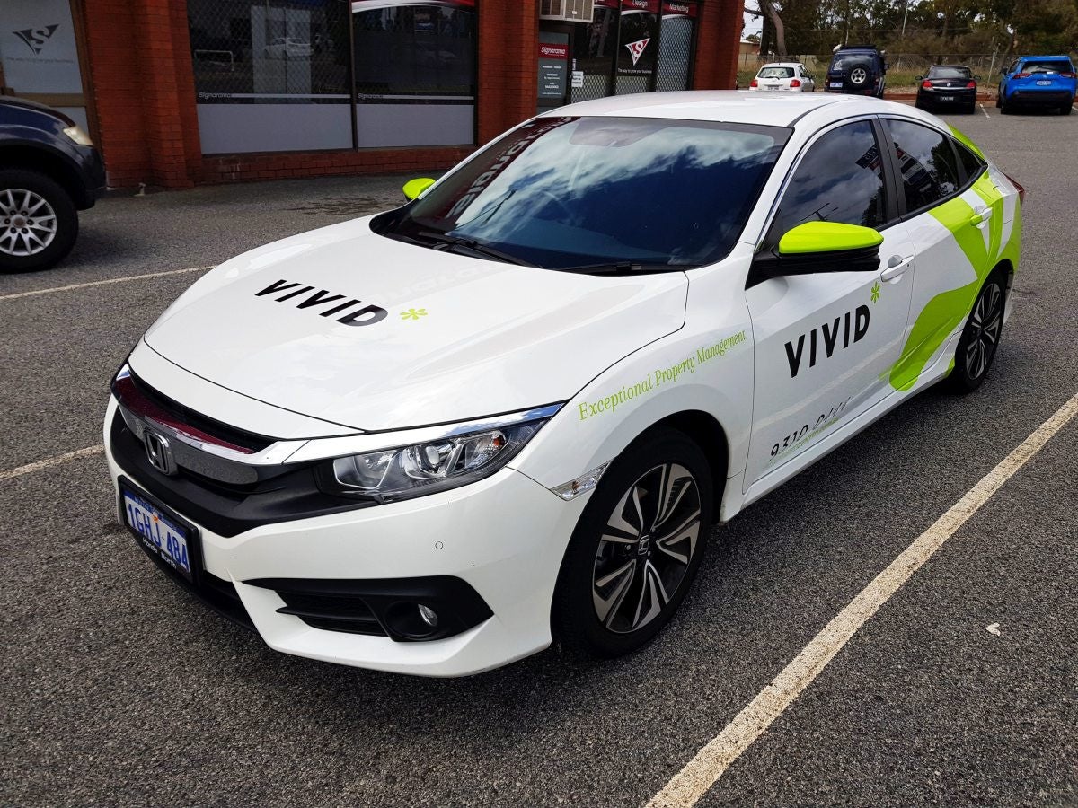 Vivid Property Car Wrap