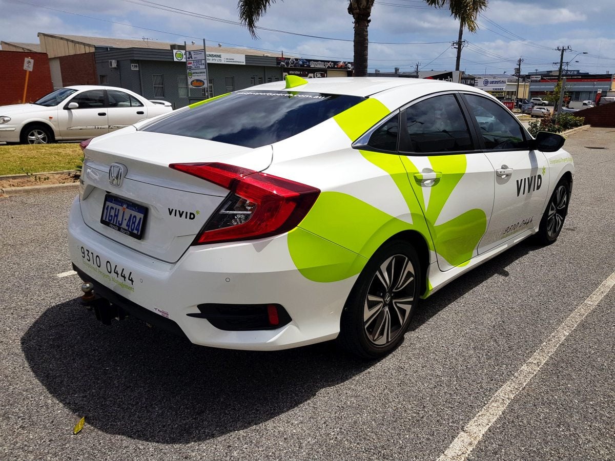 Vivid Property Car Wrap