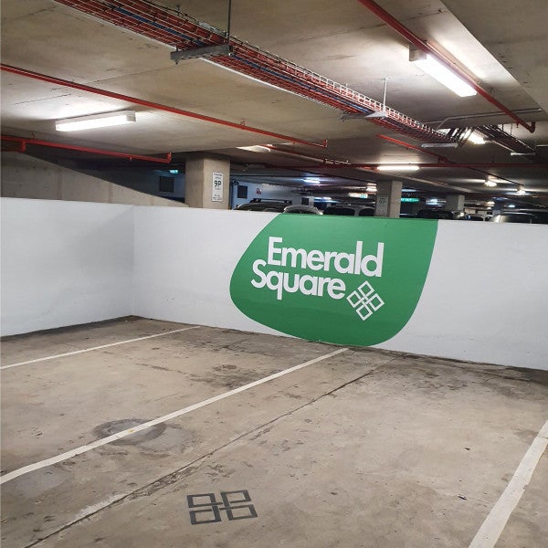 Emerald Square Car park vinyl hitac - Signarama Sydney CBD South2