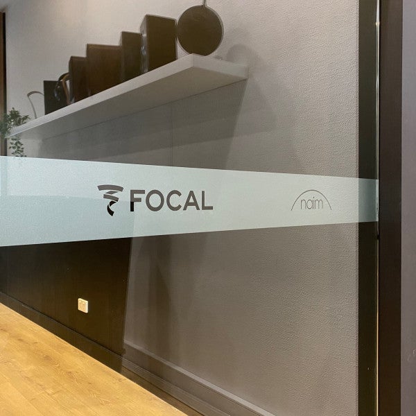 Addicted to Audio - Frosted Vinyl Door sign