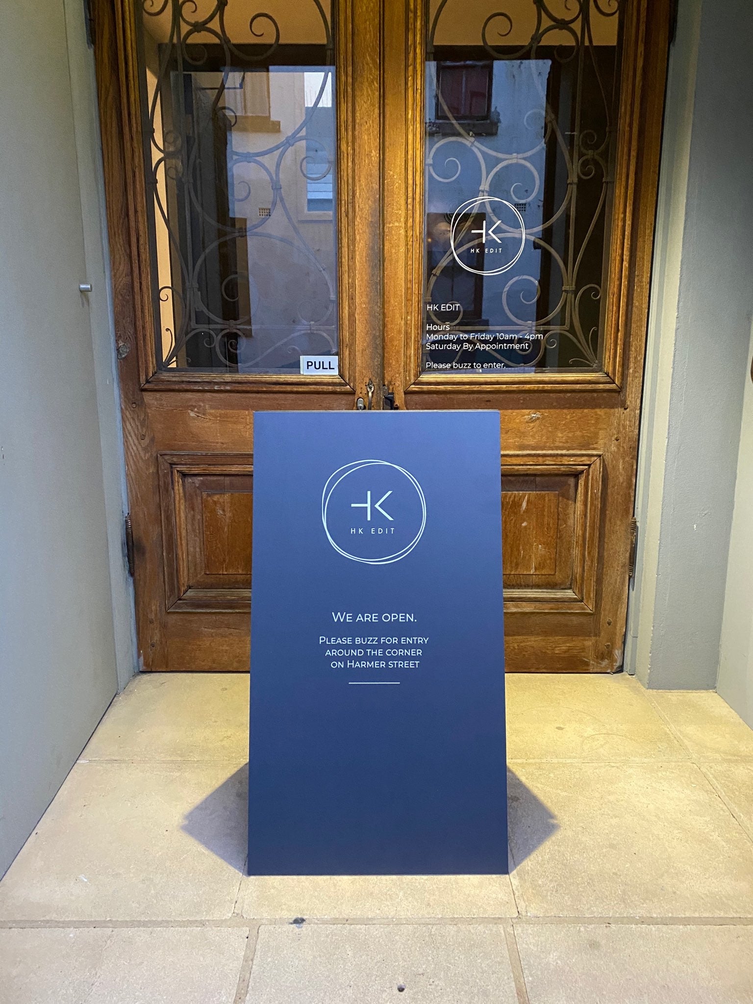 HK Edit - Custom Acrylic A frame with digital print to face - Signarama Sydney CBD South