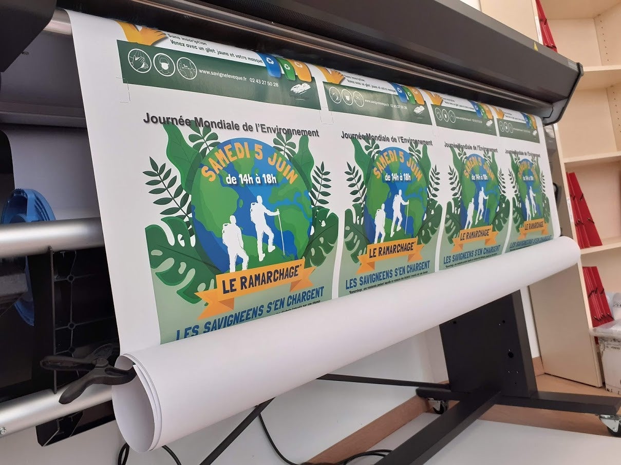 Impression d'Affiches et Panneaux Akylux pour la Journée Mondiale de l'Environnement par Signarama Le Mans
