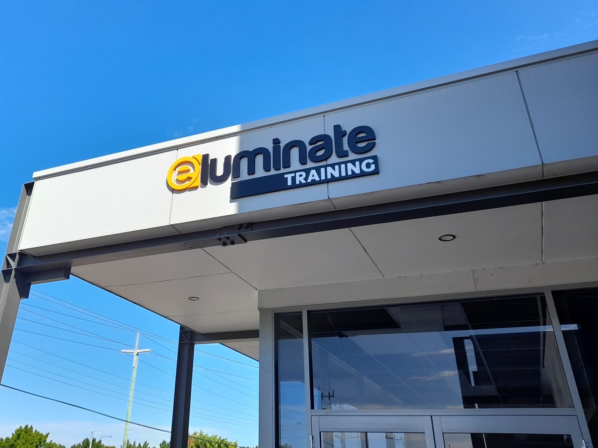Eluminate Training Building Signage