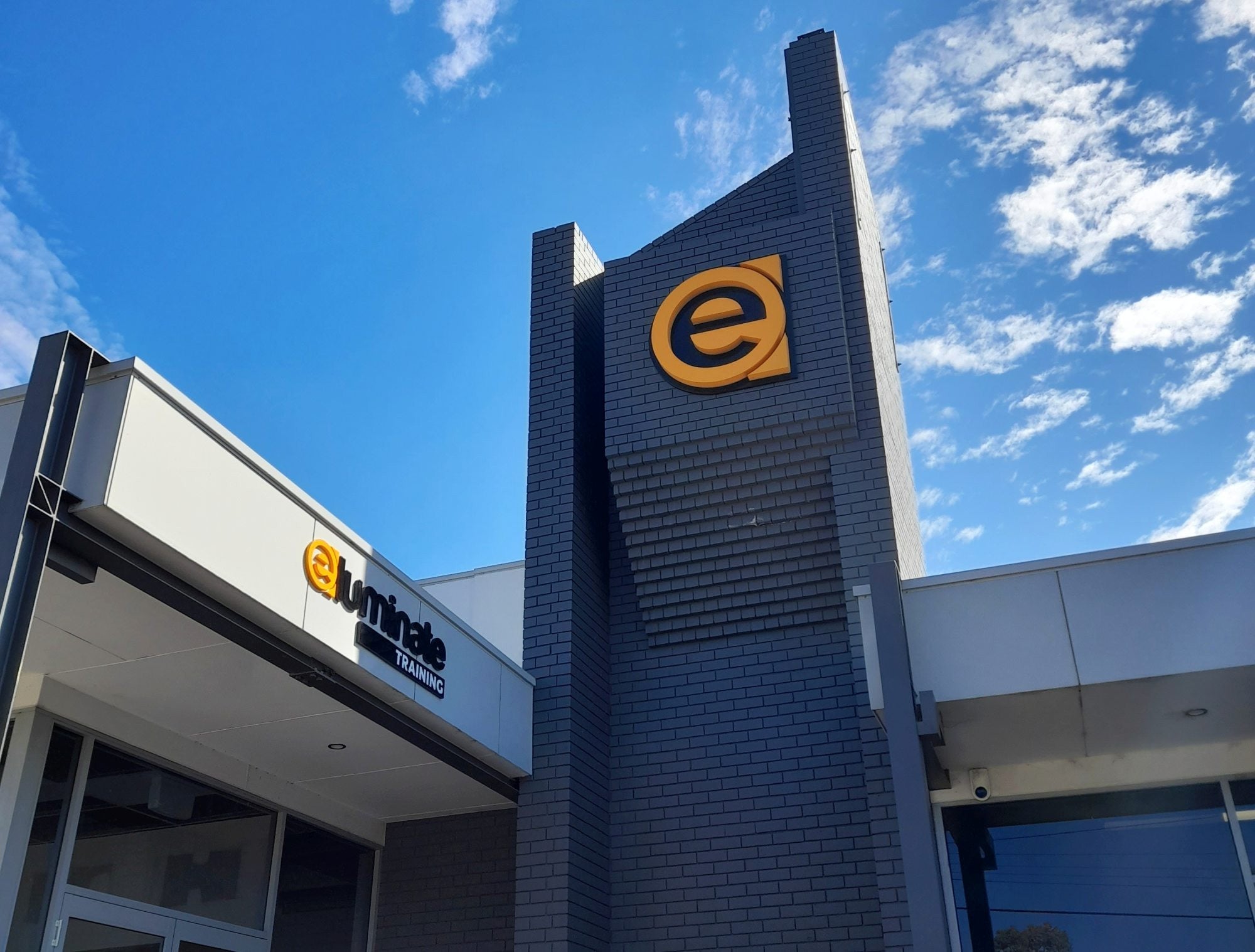 Eluminate Training Building Signage