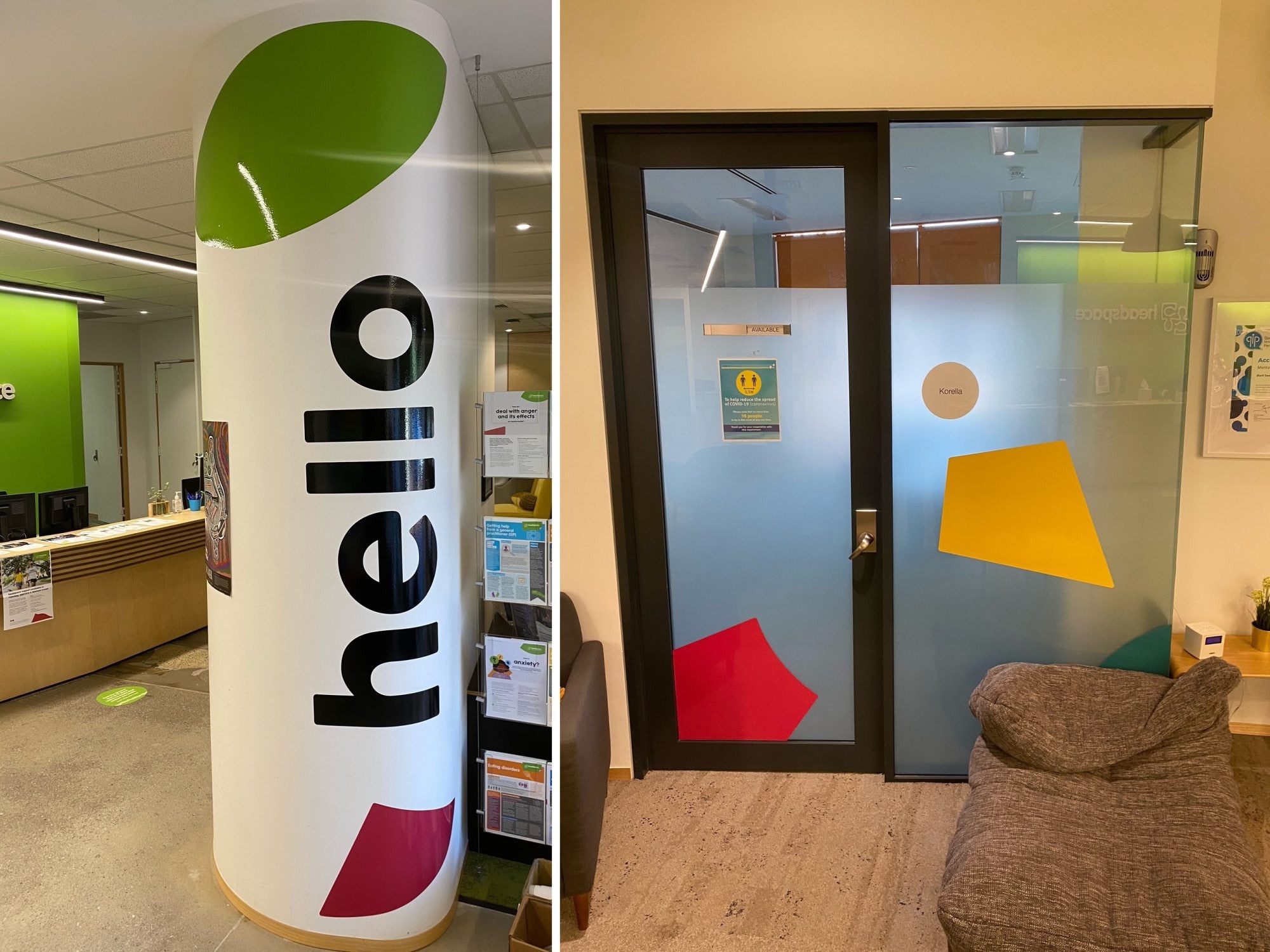 Headspace Building Signage