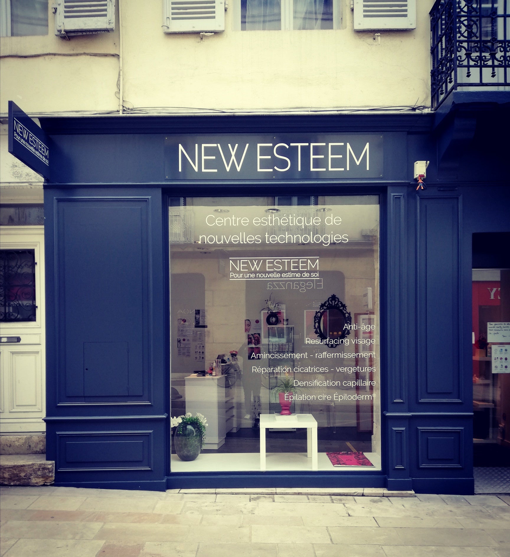 Lettrage vitrine