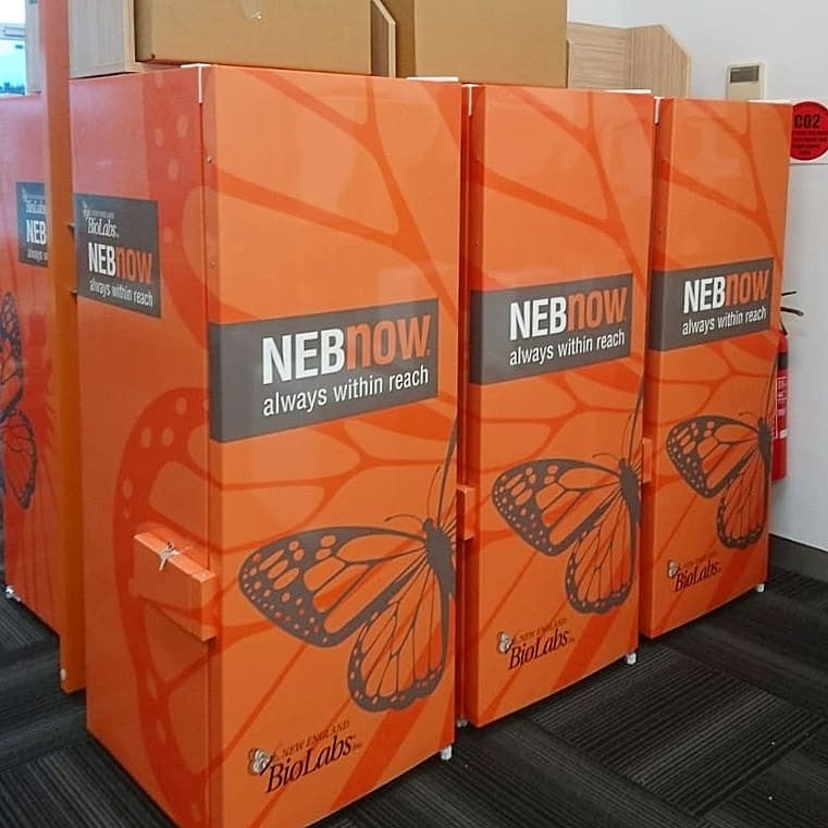 Freezer Wraps for New England Biolabs