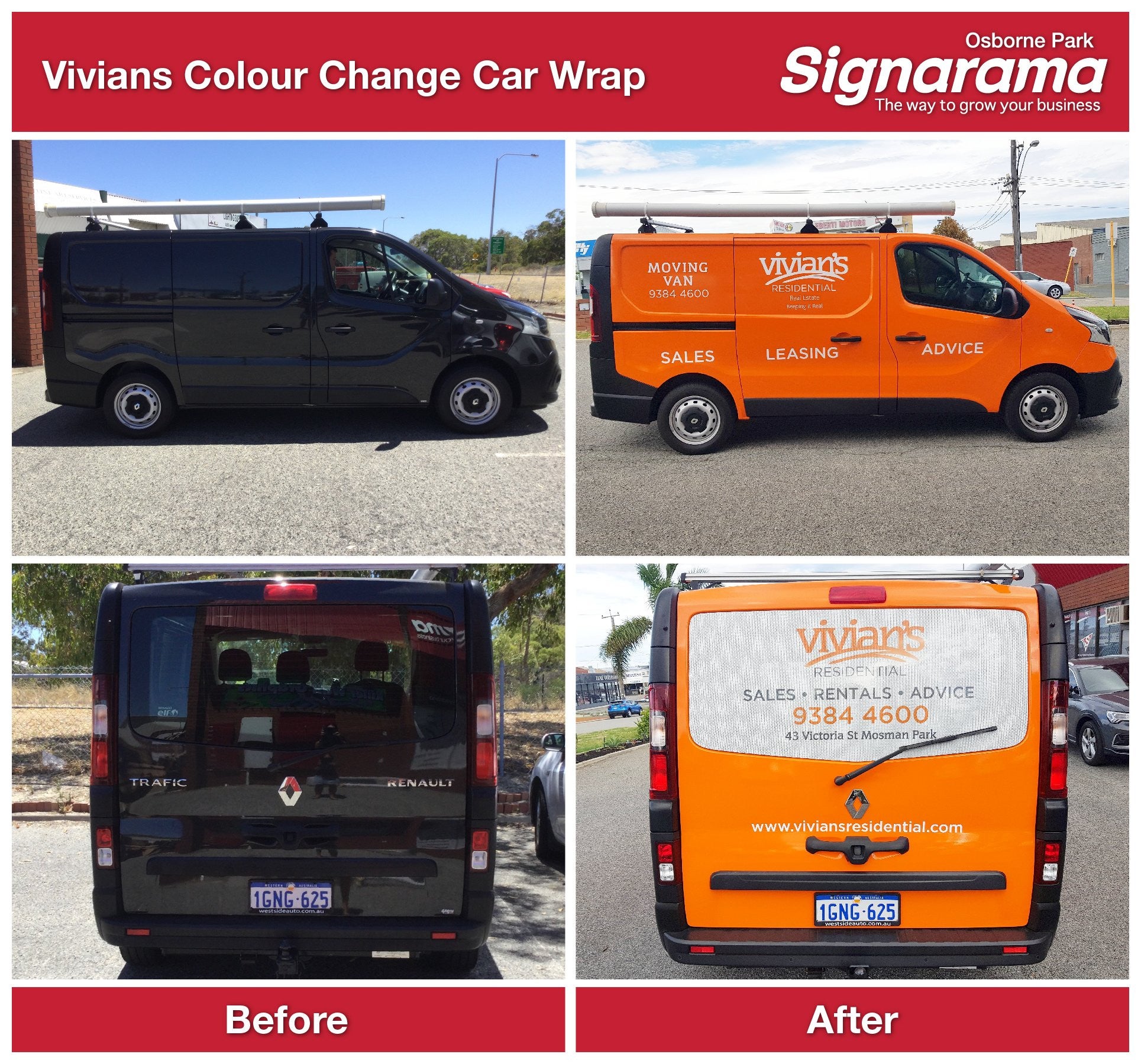 Vivian's Residential Full Van Wrap