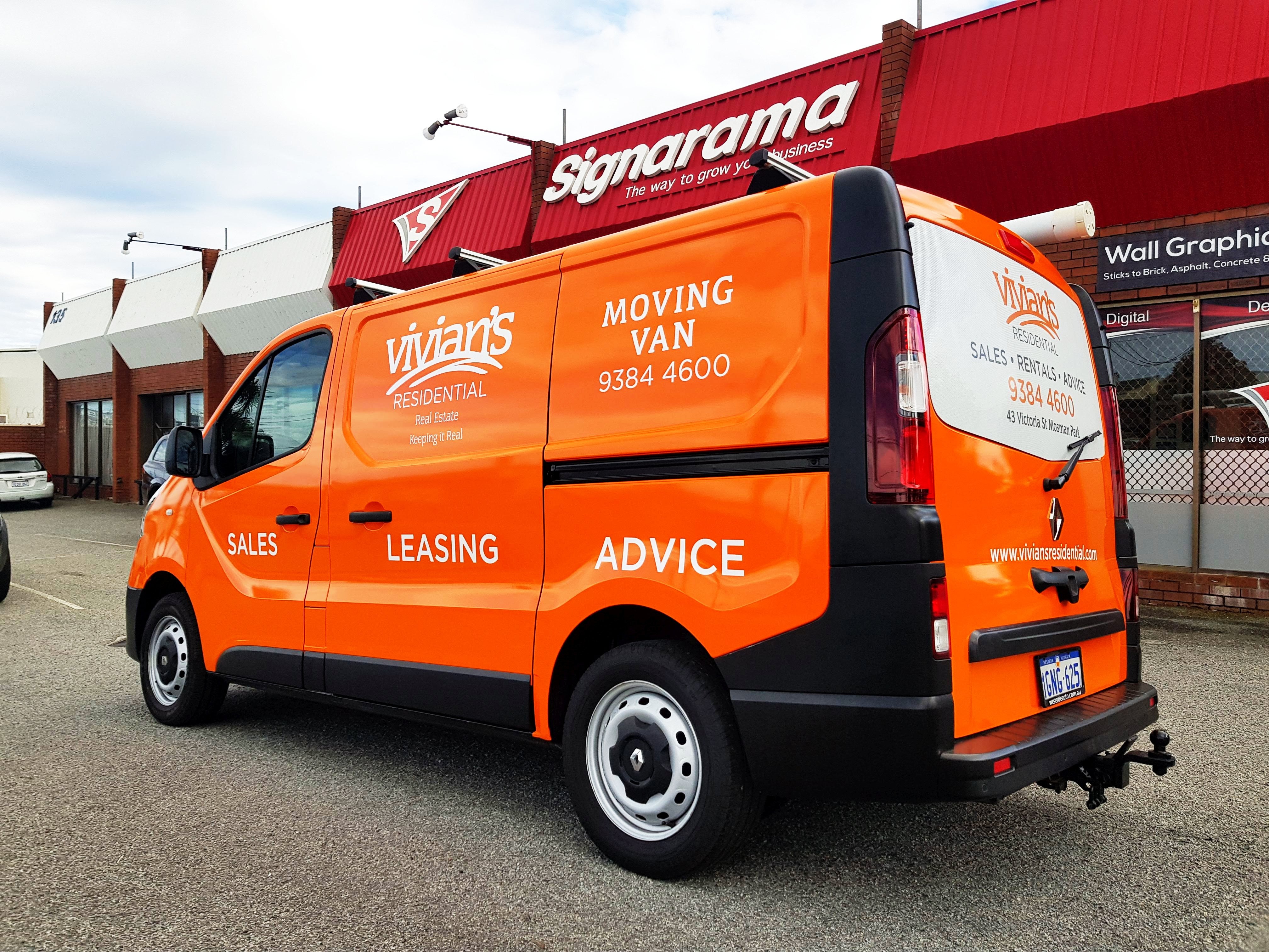 Vivian's Residential Full Van Wrap