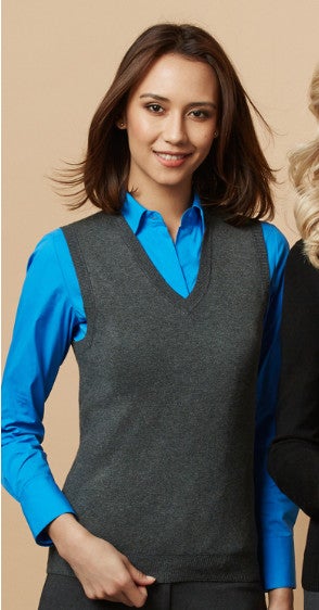 Ladies V Neck Knitted Vest