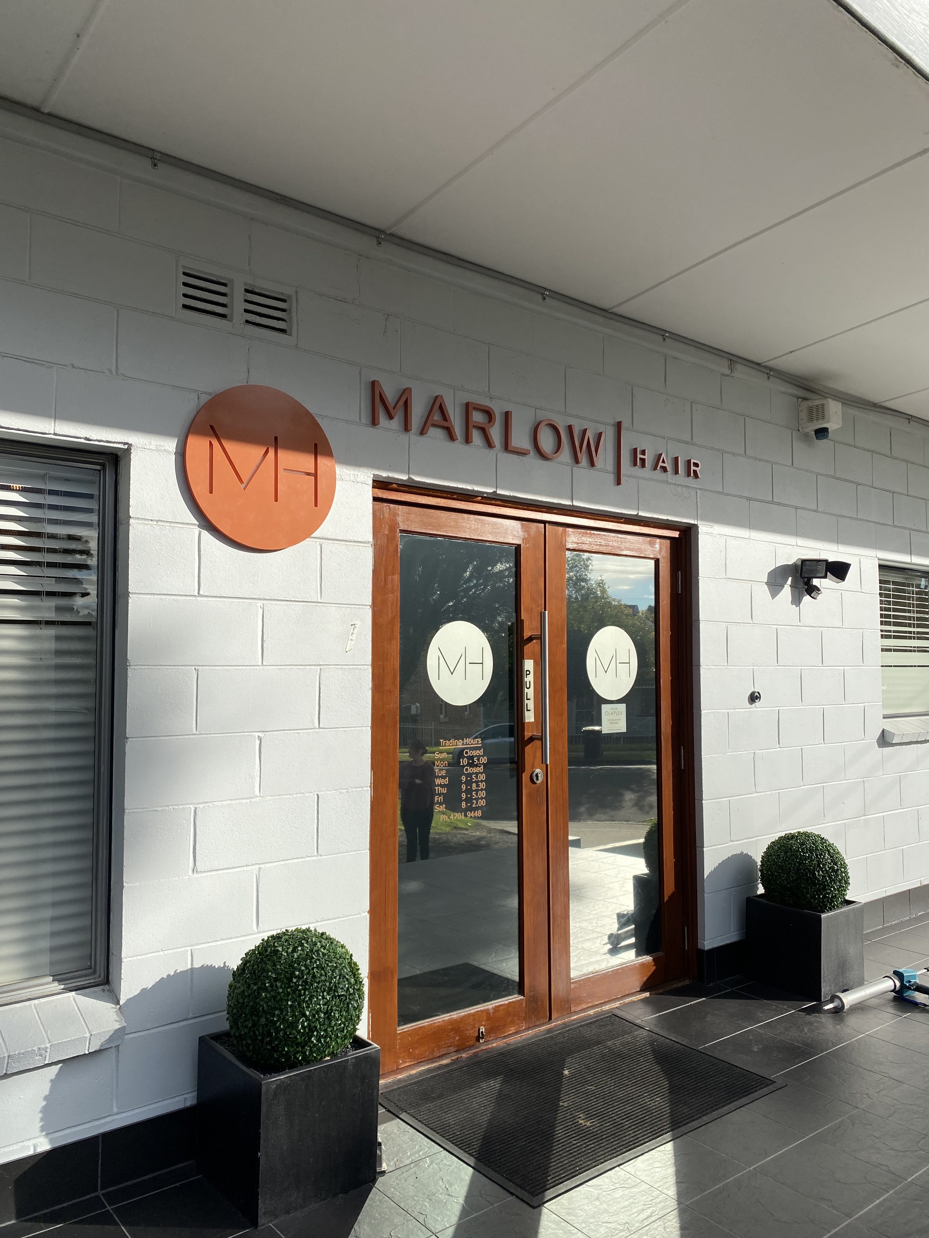 Custom Painted 3D Lettering- For Marlow Hair- By Signarama Penrith