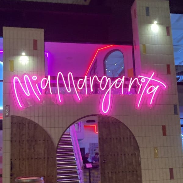 Mia Margarita Neon Sign