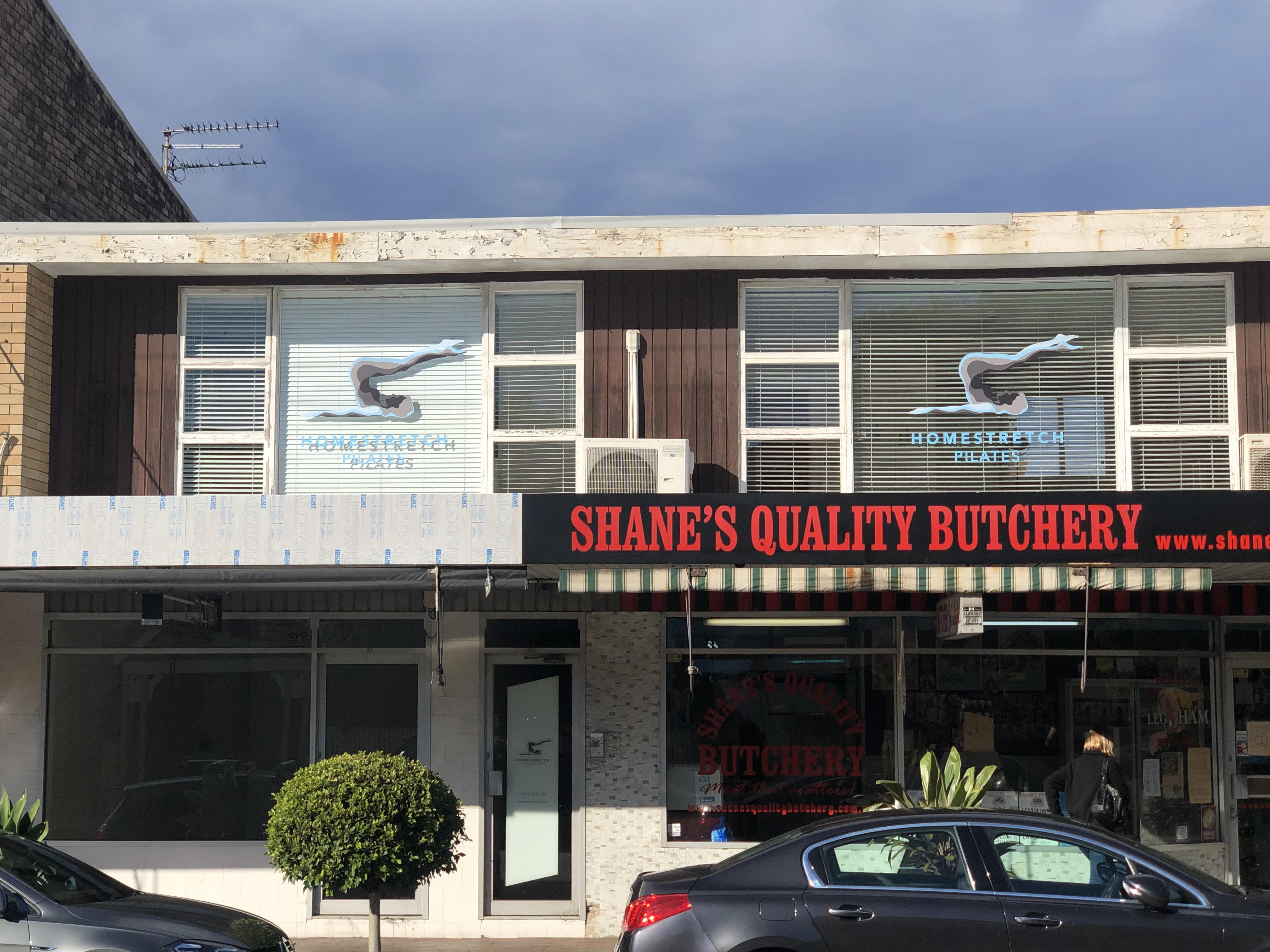 Home Stretch Pilates - Window Decals