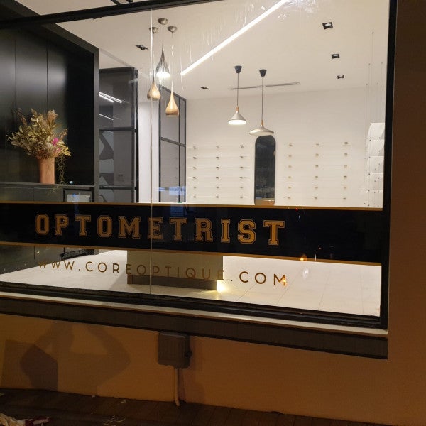 Core Optique Mosman_Vinyl glass Decal
