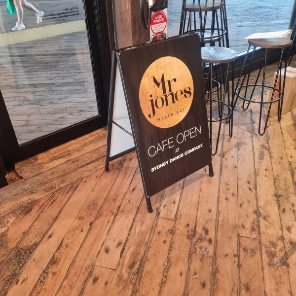 Mr Jones Ultimo Metal A-frame with digital print to face